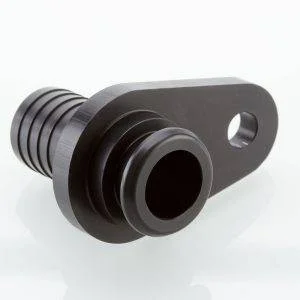 black anodised turned milled part 1
