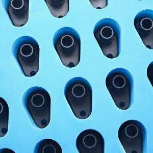 black anodised turned parts bespoke packaging 1