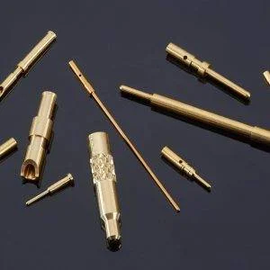 brass contacts turned parts 1