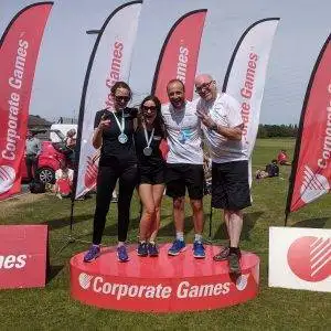 corporate games relay team medals min
