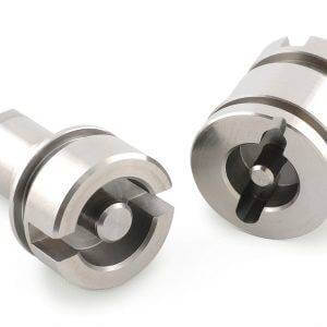 A stainless steel turned part with a polished surface. The part is cylindrical in shape, showcasing precision machining and high-quality finishing. The stainless steel material provides durability, corrosion resistance, and a visually appealing appearance. The image highlights the craftsmanship and expertise involved in the turning process, resulting in a finely crafted stainless steel component.